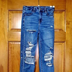 American Eagle distressed jeggins